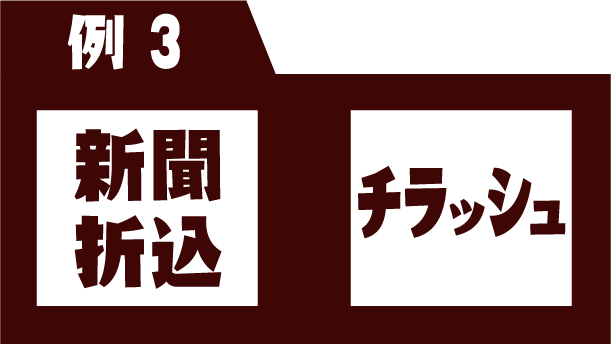 新聞折込×チラッシュ