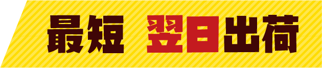 最短 翌日出荷