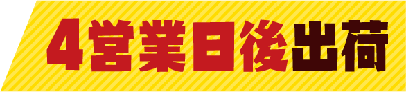 4営業日後出荷