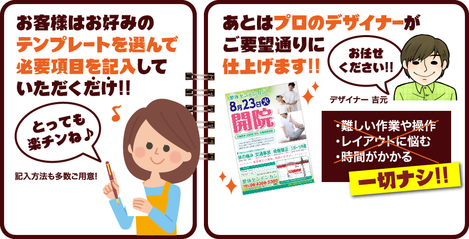 チラシ フライヤー印刷の宣伝館 東京 大阪